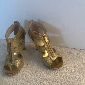 Womens Michael Kors Open Toe Pump